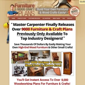 9,000 Wood Furniture Plans and Craft Plans For DIY Woodworking - Furniture Woodworking Plans Bed Desk