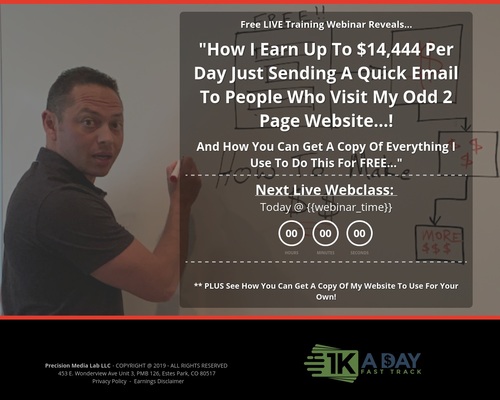 $1K A Day Webinar